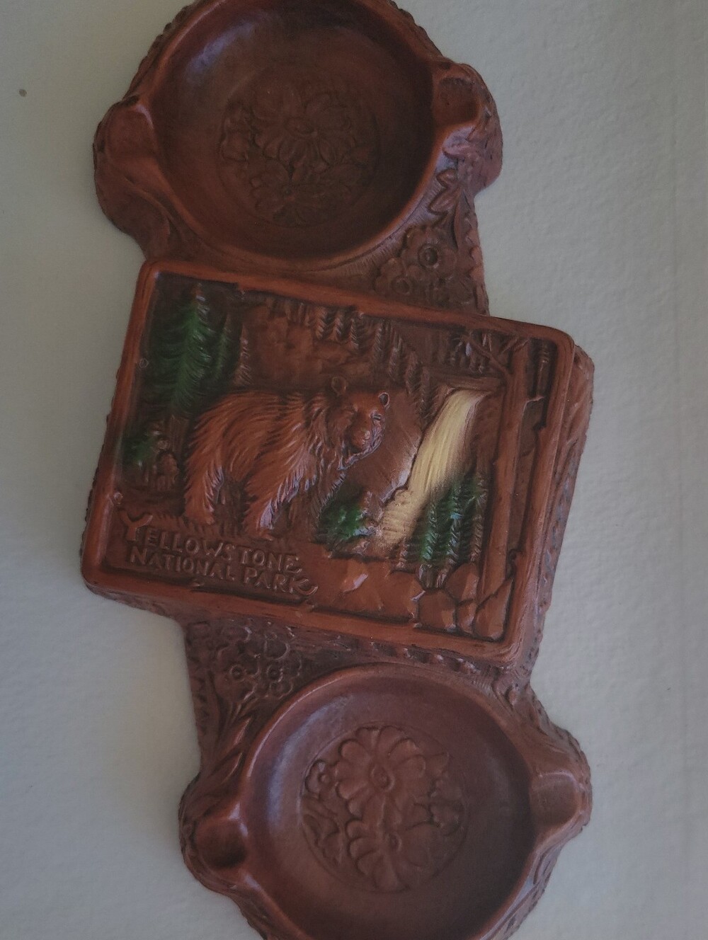 Vintage Syroco Smoking Set